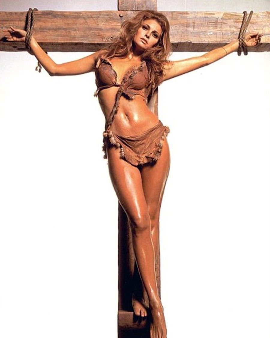 Raquel welch crucified