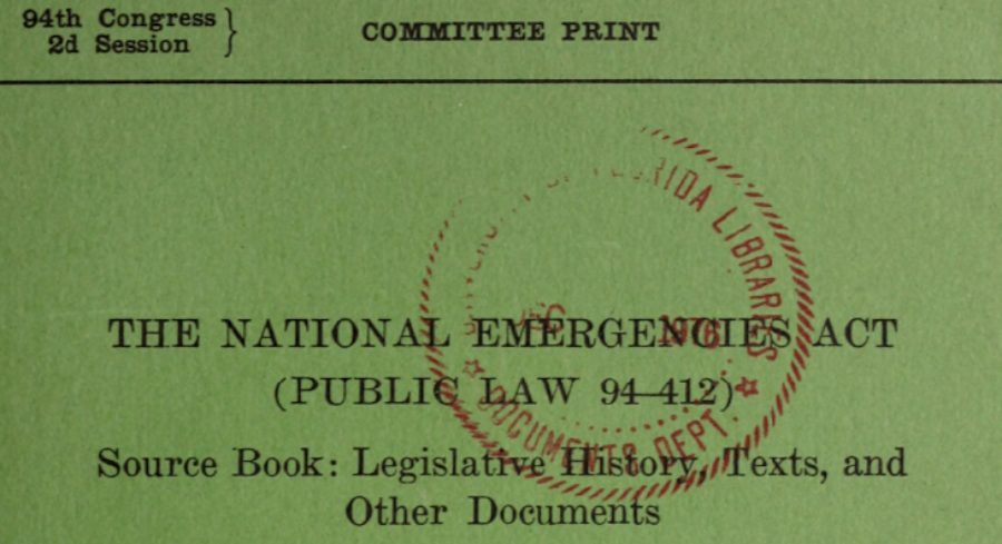 national emergencies act
