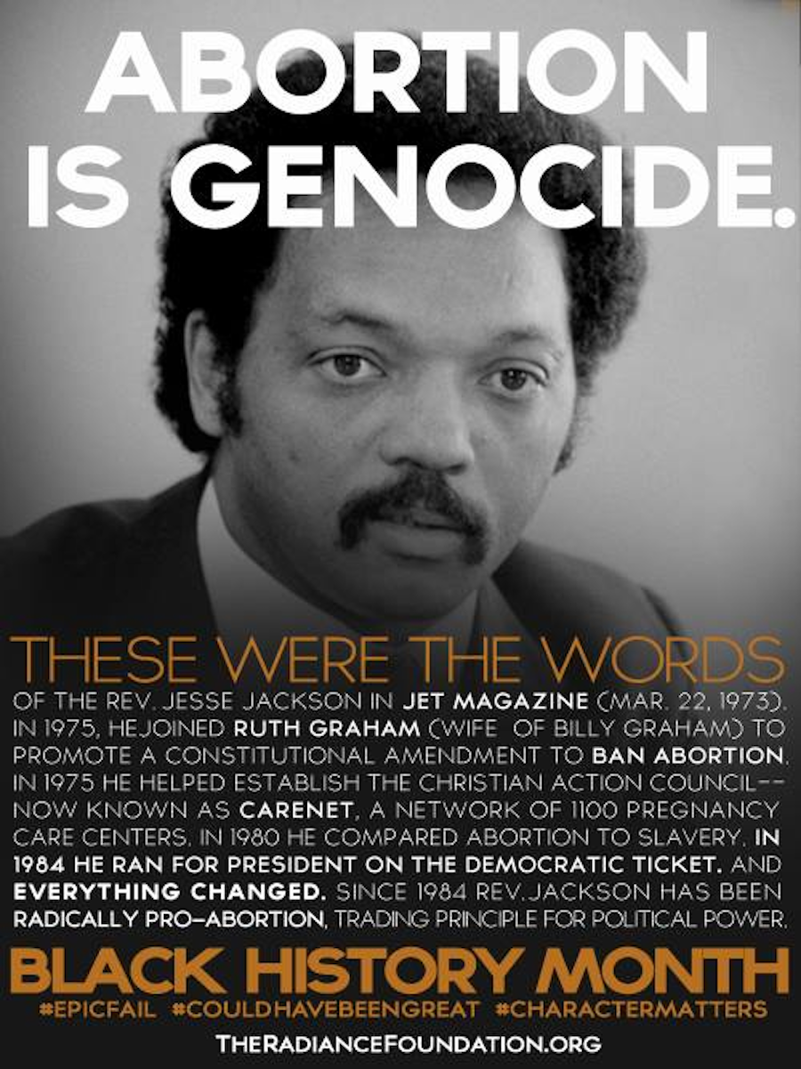 Jesse Jackson Abortion Is Genocide